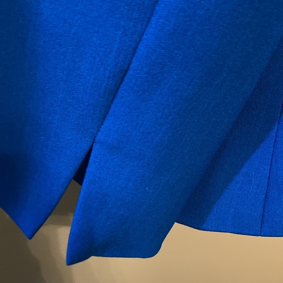 Kasper Blue Blazer Elegant Open Front Design - Picture 5 of 5